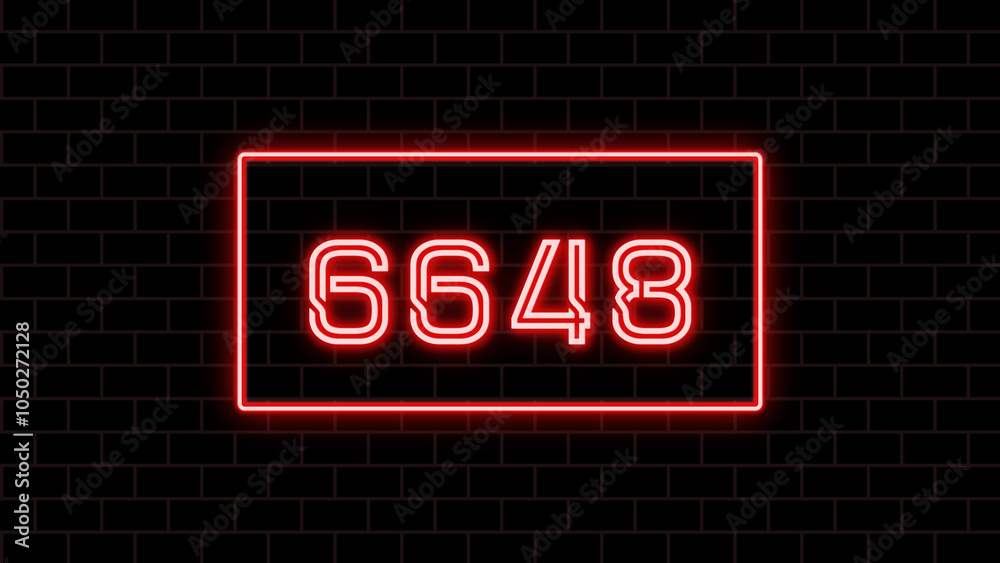 6648年のネオン文字 6648年のネオン文字