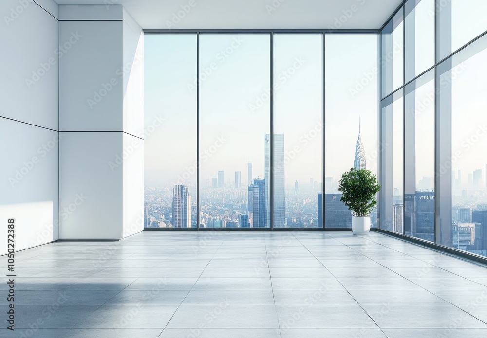 Fototapeta premium Modern Office View.