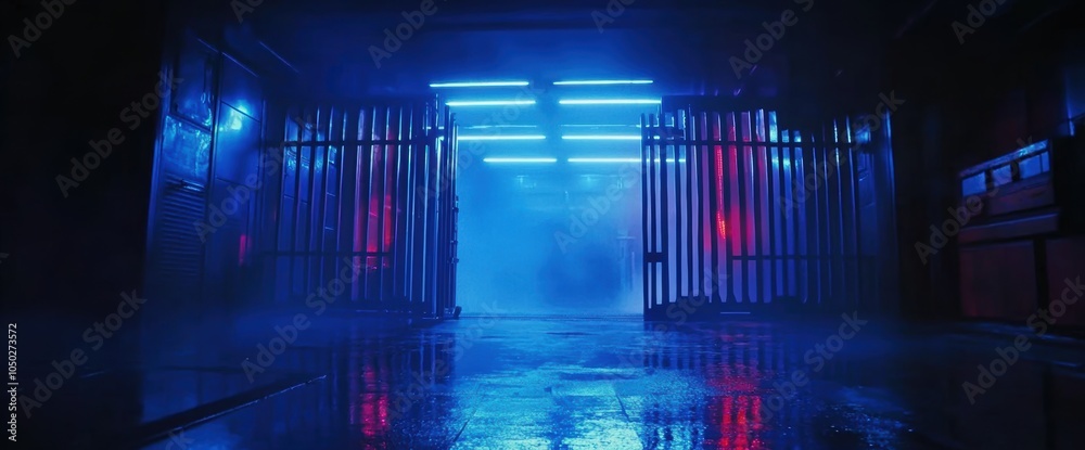 Fototapeta premium Neon Gates.