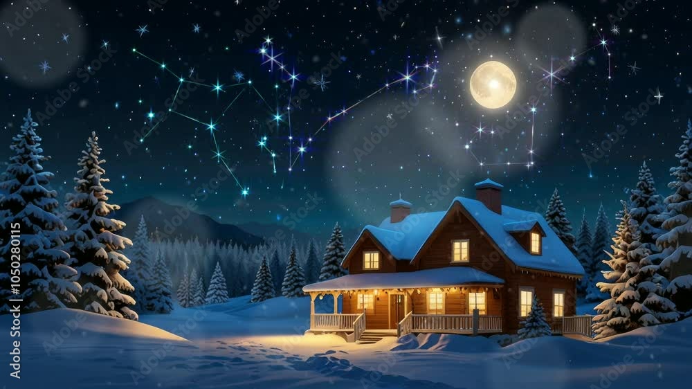 night atmosphere when snow falls night atmosphere when snow falls
