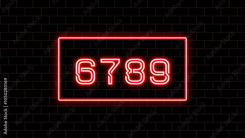 6789年のネオン文字 6789年のネオン文字