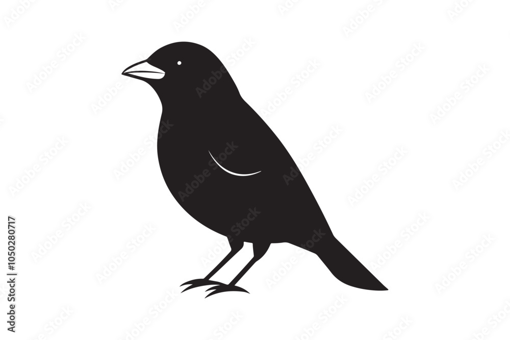 Obraz premium Scarlet Tanager silhouette bundle , Scarlet Tanager silhouette vector illustration