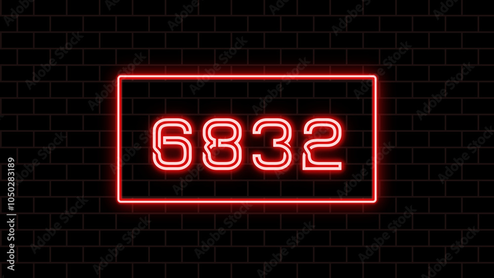 6832年のネオン文字 6832年のネオン文字