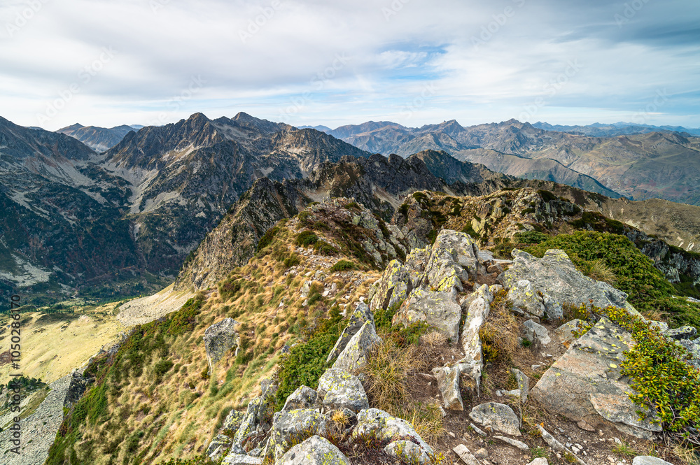 Obraz premium View from the top of the mountain
