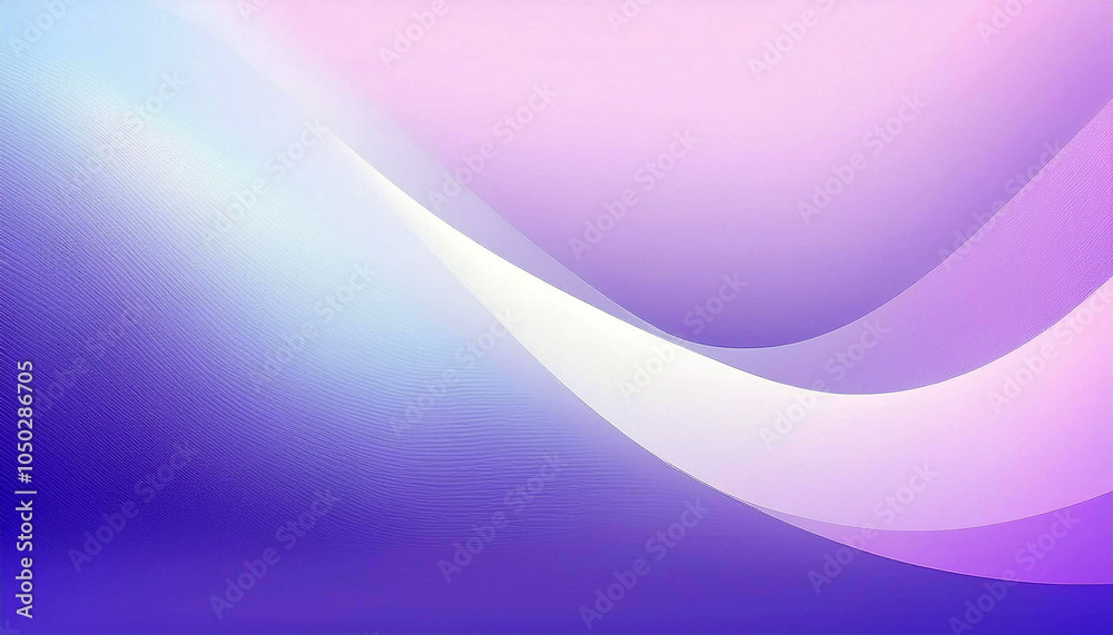 Fototapeta premium Serene Lavender Hues: Abstract Waves of Tranquility and Grace. A calming visual experience.