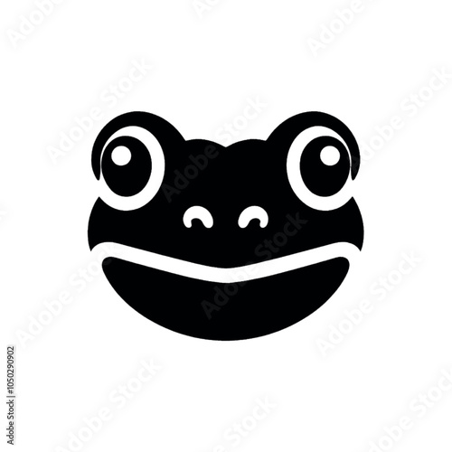 Black Frog Head