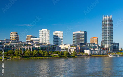 Obraz na płótnie Cityscape of the modern Bratislava, Slovakia. w salonie