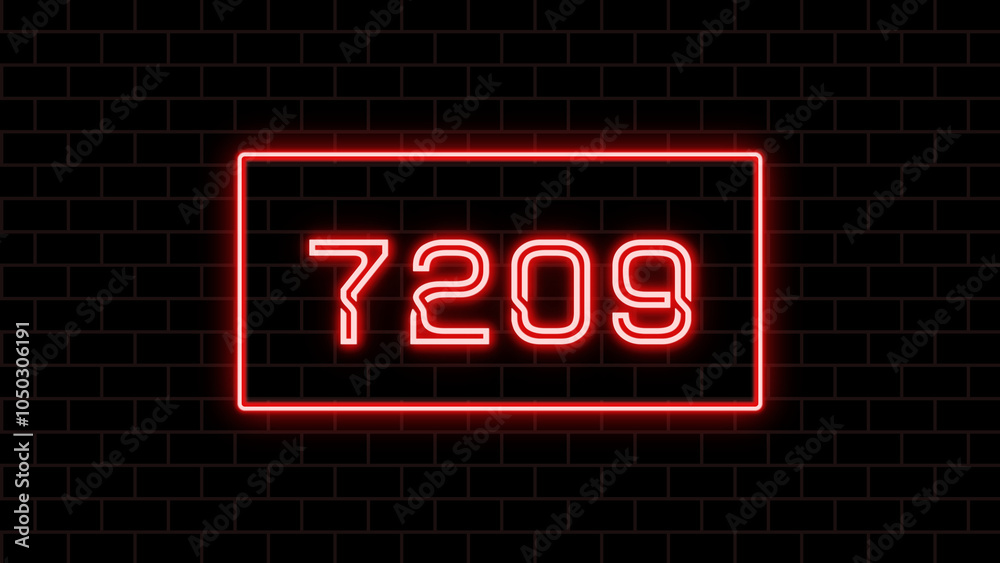 7209年のネオン文字 7209年のネオン文字