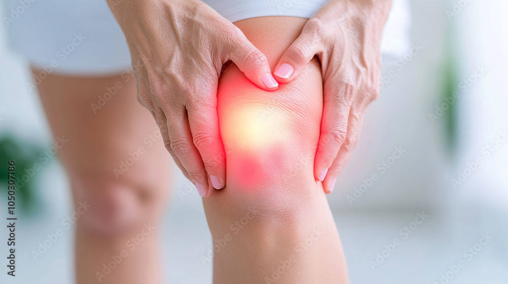 A 3D rendered illustration of a jogger holding their knee in pain, with a highlighted area showing inflammation
A 3D rendered illustration of a jogger holding their knee in pain, with a highlighted area showing inflammation