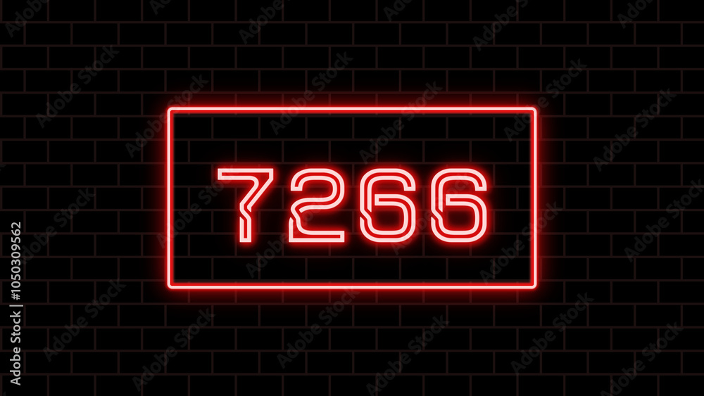 7266年のネオン文字 7266年のネオン文字