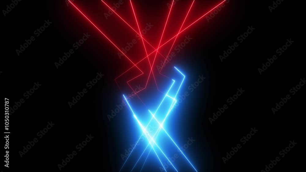 Abstract neon light animated on a dark background. Abstraction neon Lines moving up screen saver. Glowing neon digital stripes line Abstract neon light animated on a dark background. Abstraction neon Lines moving up screen saver. Glowing neon digital stripes line