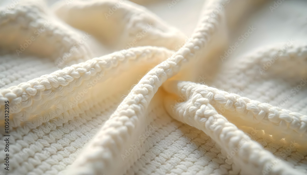 Soft Cotton Fabric with Knitted Weave Pattern Soft Cotton Fabric with Knitted Weave Pattern