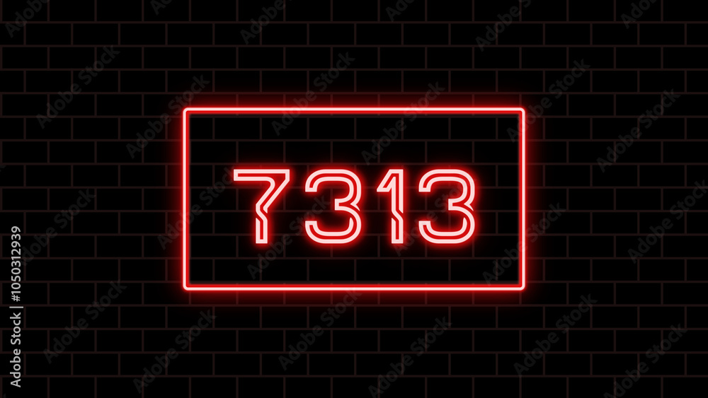 7313年のネオン文字 7313年のネオン文字