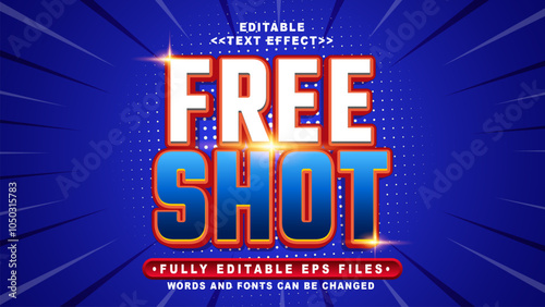 editable free shot text effect.typhography logo