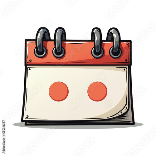 Calendar or appointment schedule flat icon