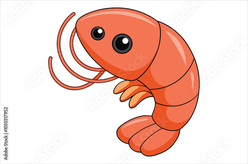 shrimp vector,  icon vector illustration,  shrimp silhouette of a shrimp isolated on a white background, eps, png, svg,  vector,