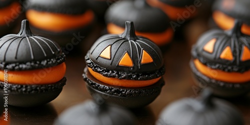 halloween pumpkin lantern，cookies photo