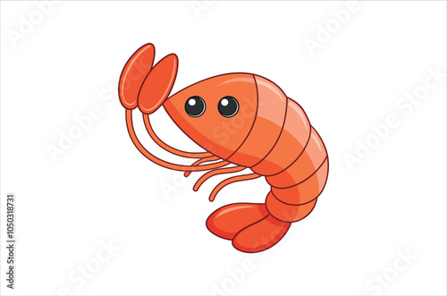shrimp vector,  icon vector illustration,  shrimp silhouette of a shrimp isolated on a white background, eps, png, svg,  vector,