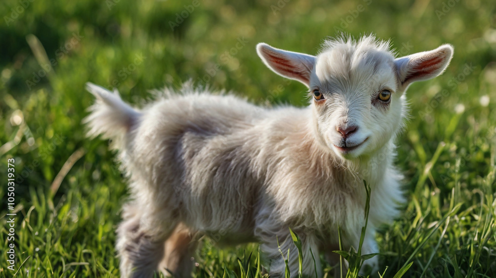 goat on the meadow goat on the meadow