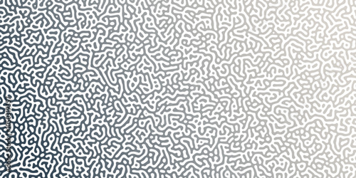 Turing Abstract Pattern, suitable for any business. White and blue color diffusion reaction seamless pattern.An abstract Reaction-diffusion or Turing pattern formation, coral reef, natural texture,