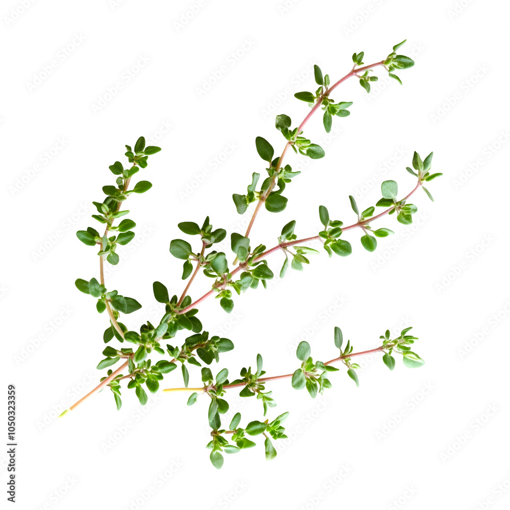 Thyme sprigs isolated on transparent background, PNG Thyme sprigs isolated on transparent background, PNG