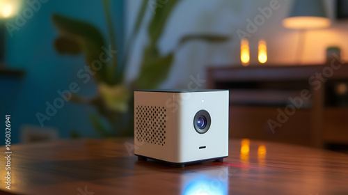 Compact Portable Projector for Home Entertainment | High-Quality Image, Easy Setup, Lightweight Design