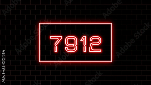 7912年のネオン文字 photo