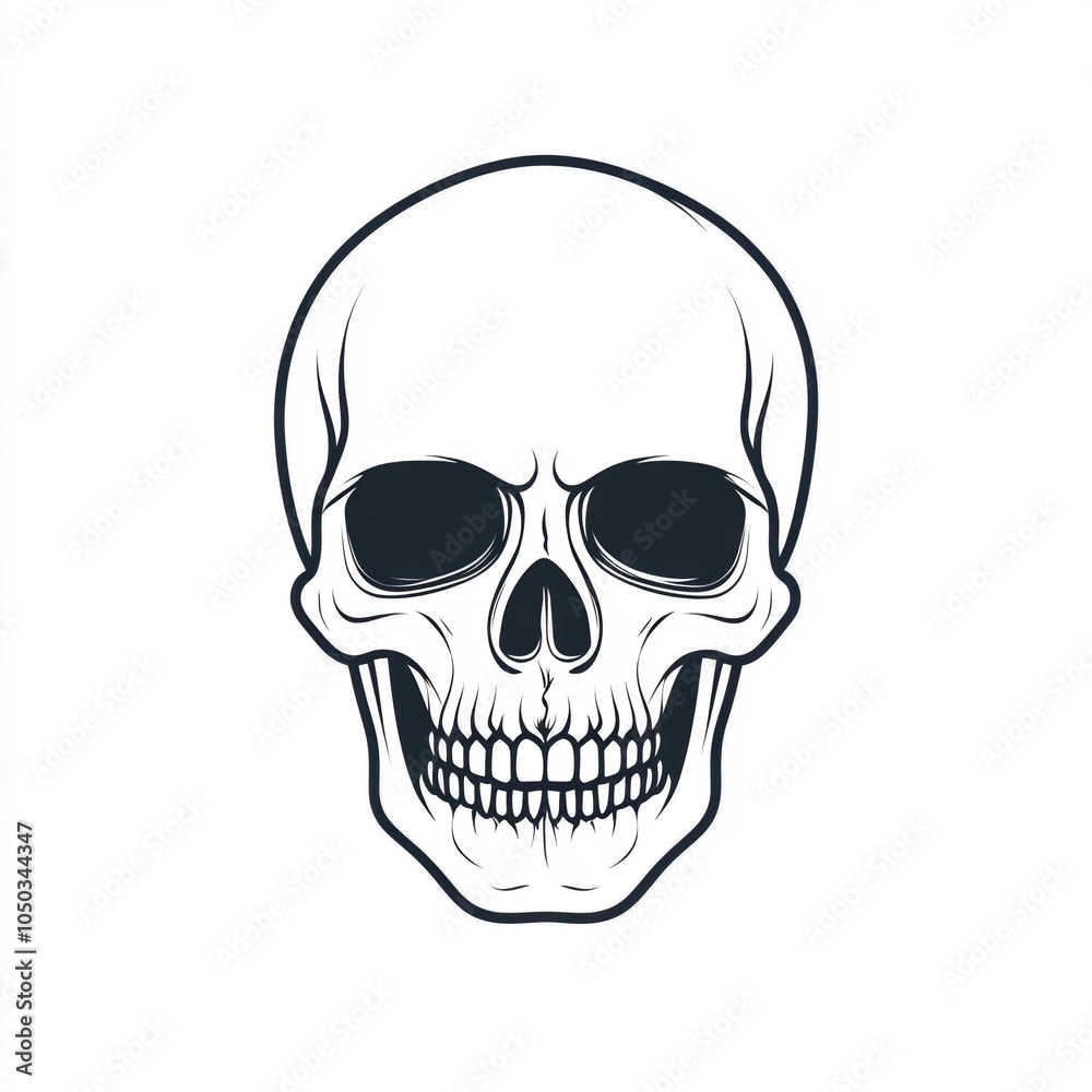 Closeup view of skull. The decoration element for Halloween. Closeup view of skull. The decoration element for Halloween.