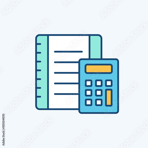 Accounting Ledger Icon vector image