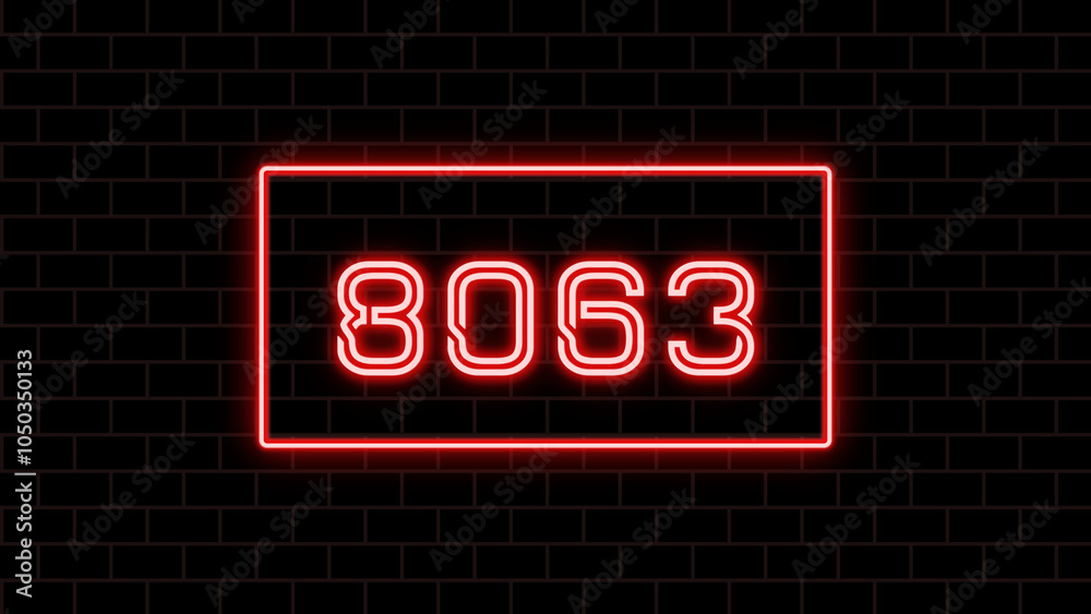 8063年のネオン文字 8063年のネオン文字