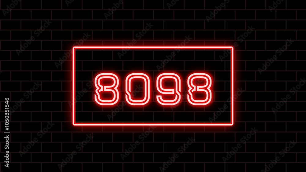 8098年のネオン文字 8098年のネオン文字