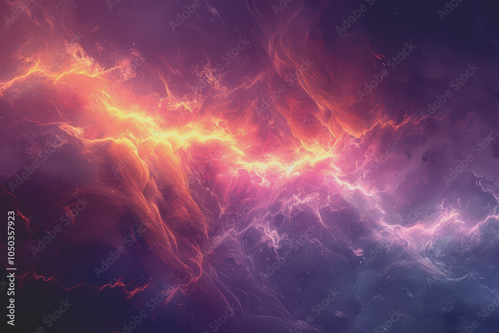 Spectacular abstract lines and smoke fractal patterns in a chaotic dark theme. Spectacular abstract lines and smoke fractal patterns in a chaotic dark theme.