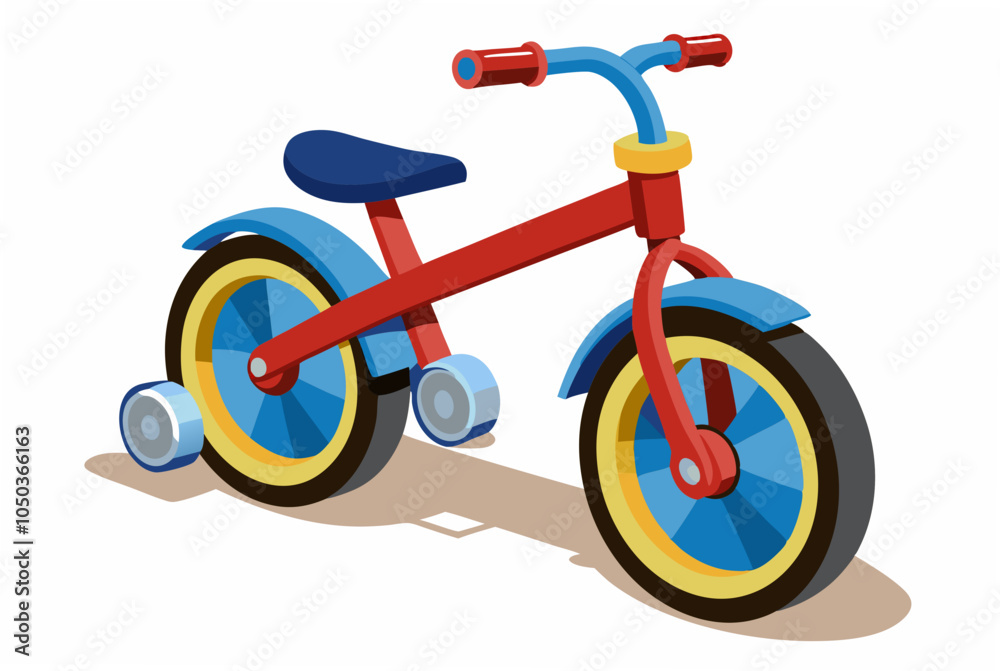 A child s tricycle vector art illustration A child s tricycle vector art illustration