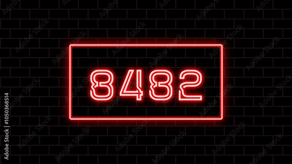 8482年のネオン文字 8482年のネオン文字