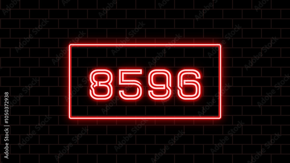 8596年のネオン文字 8596年のネオン文字