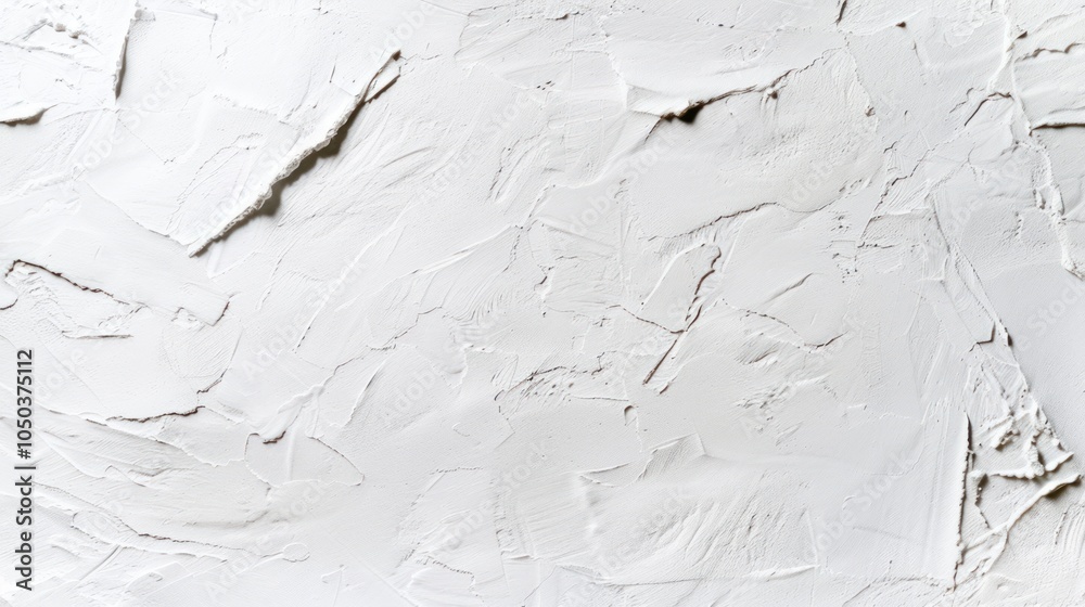 Obraz premium Grungy White Plaster Wall Texture Background