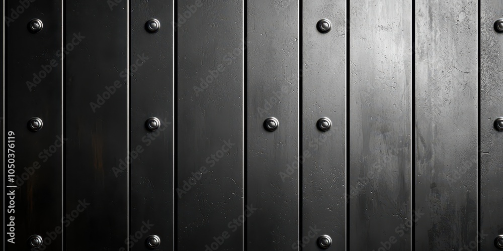 Fototapeta premium Rough metal texture with deep grooves and scratches, ideal for grunge and industrial designs.