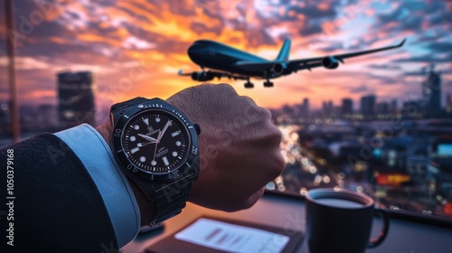 The Watch Against Sky Backdrop photo