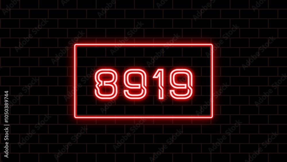 8919年のネオン文字 8919年のネオン文字