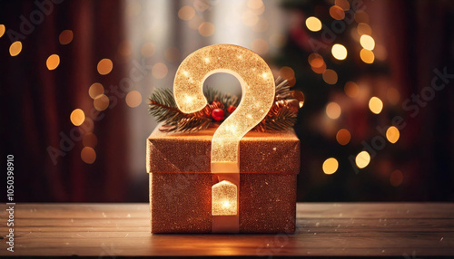 プレゼントボックスの中身はなんだろう?クエスチョンマーク