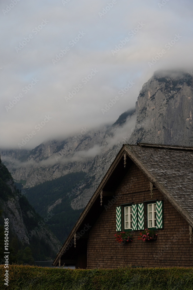 Fototapeta premium house in the mountains