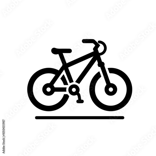 Bicycle Symbol Vector – Ideal for Sports and Adventure Projects