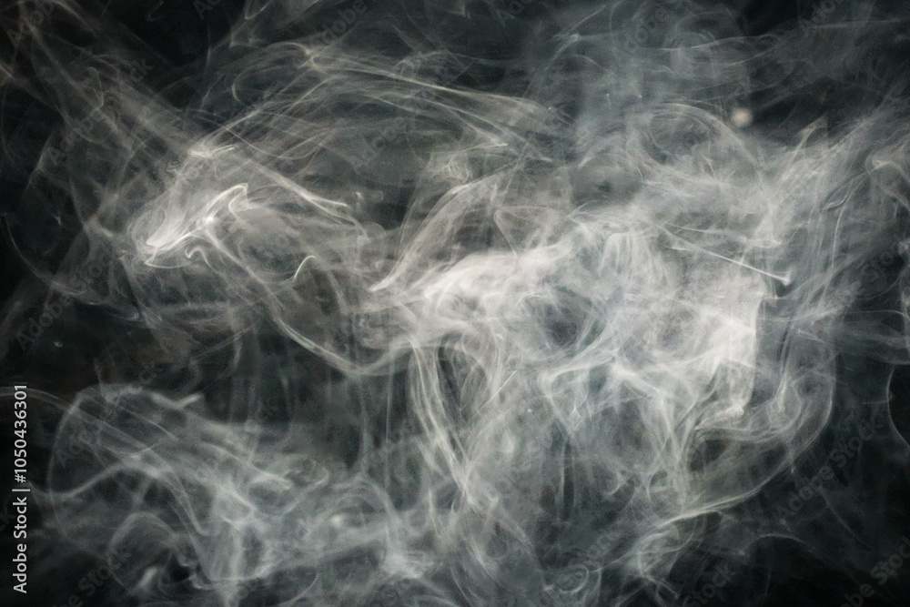 Obraz premium smoke on black background
