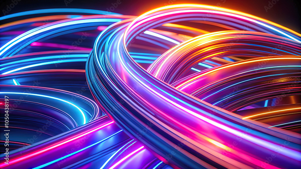 Abstract neon patterns, abstract colorful background, neon shapes geometric Abstract neon patterns, abstract colorful background, neon shapes geometric