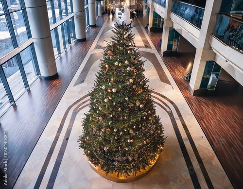 Wallpaper Mural christmas tree and decorations Torontodigital.ca