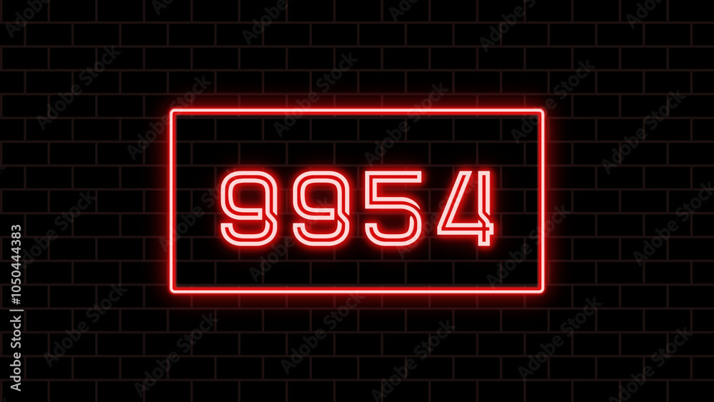 9954年のネオン文字 9954年のネオン文字