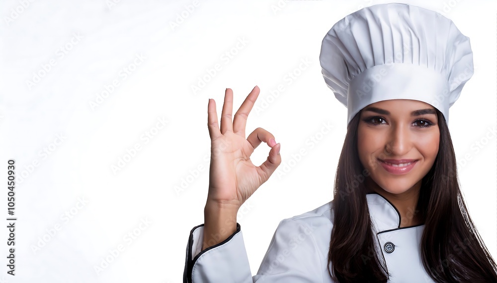 a chef hand giving the excellence gesture a chef hand giving the excellence gesture
