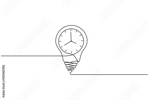 Earth hour continuous line drawing of isolate globe map outline simple vector icon