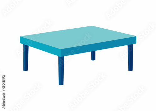 coffee table vector illustration on white background