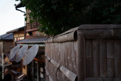 Gion the district of Higashiyama-ku, Kyoto, Japan photo